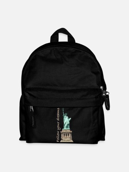 Follow your dreams - Kinder Rucksack - Schwarz