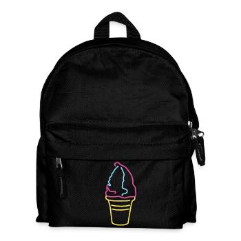 Glace molle colorée - Sac à dos Enfant - noir - Devant