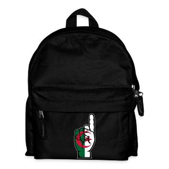 Algeria flag number 1 - Kids' Backpack - black - Front