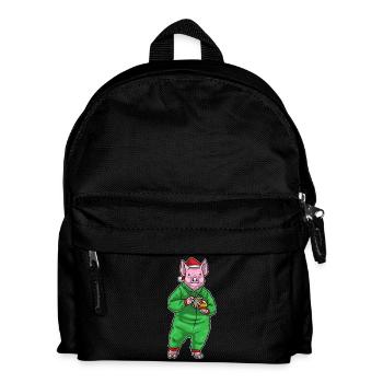 Nettoyant de Noël pour cochon - Sac à dos Enfant - noir - Devant