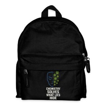 Chimiste médico-légal, Laboratoire criminel, Toxicologie - Sac à dos Enfant - noir - Devant