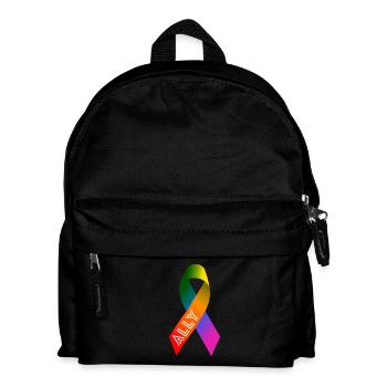 Boucle d’alliance de la communauté queer - Sac à dos Enfant - noir - Devant