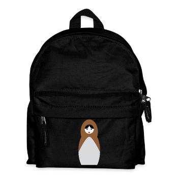 Matruschka Matriochka poupée Babouchka Toy - Sac à dos Enfant - noir - Devant
