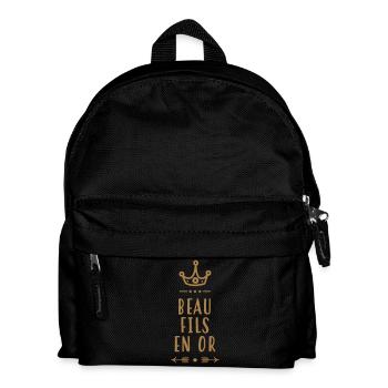 Stieftochter / Schwiegersohn / Sohn / Tochter - Kinder Rucksack - Schwarz - Vorne