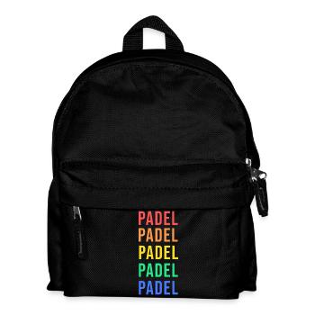 Padel Game Tennis Padel Saying Player Leisure - Kids' Backpack - black - Front