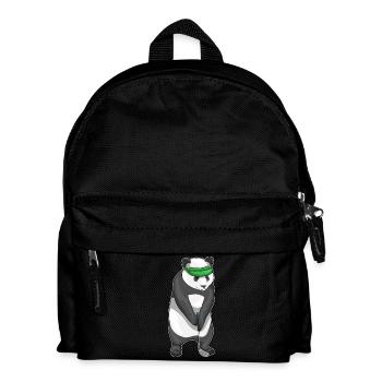 Panda Golf Golfschläger - Kinder Rucksack - Schwarz - Vorne