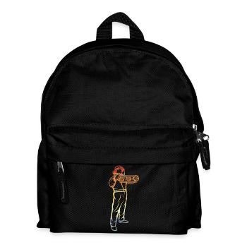 Retro Imker - Kinder Rucksack - Schwarz - Vorne