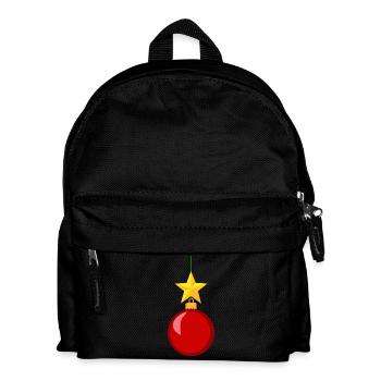 Christmas tree decorations - Kids' Backpack - black - Front