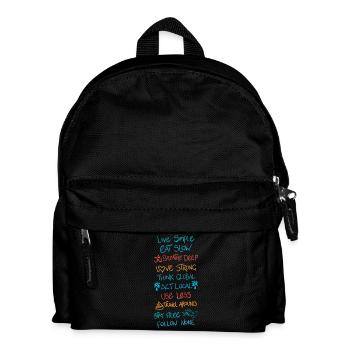 Vivre simple 2 - Sac à dos Enfant - noir - Devant