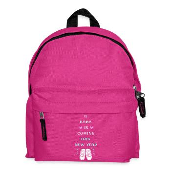 Gender Reveal Silvester Neujahr Neues Jahr - Kinder Rucksack - Fuchsia - Vorne