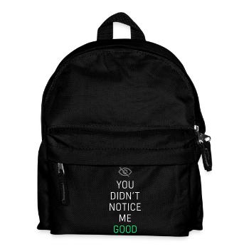 Theatertechnik-crew Bühnentechniker Ton - Kinder Rucksack - Schwarz - Vorne