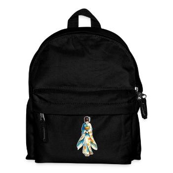 Kimono . 1 . KI generiert - Kinder Rucksack - Schwarz - Vorne