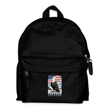 Pygargue à tête blanche - Sac à dos Enfant - noir - Devant