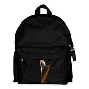 Long Live Music - Harp, by SBDesigns - Kids' Backpack - black - Front