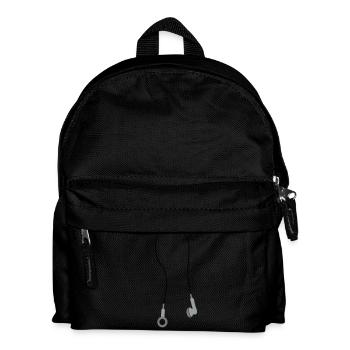kopfhoerer3 - Sac à dos Enfant - noir - Devant