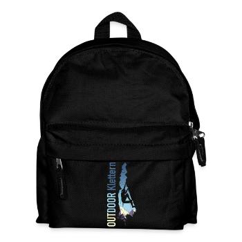 Outdoor Klettern - Kinder Rucksack - Schwarz - Vorne