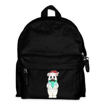 Eisbär Weihnachten Paket - Kinder Rucksack - Schwarz - Vorne
