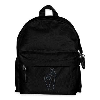 Perfect! Super! Excellent! - Hand in the hole - Kids' Backpack - black - Front