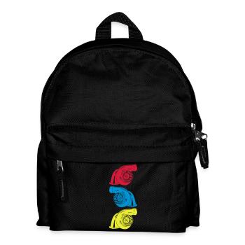 Turbo 3 er - Kinder Rucksack - Schwarz - Vorne