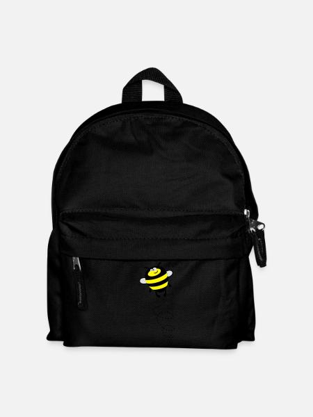 Biene – Hummel – Bienchen - Kinder Rucksack - Schwarz
