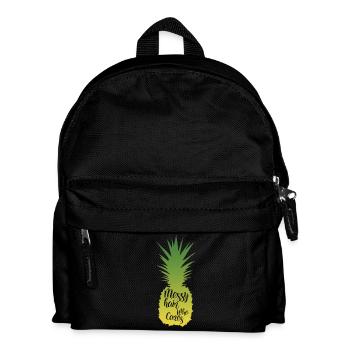 Unordentliche Haare WHO CARES - Kinder Rucksack - Schwarz - Vorne