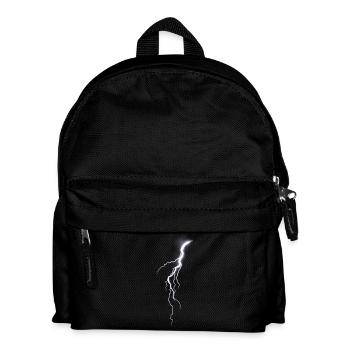 Lightning Bolt Flash - Kids' Backpack - black - Front