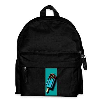 Eis am Stil Popsicle Pop Art I - Kinder Rucksack - Schwarz - Vorne