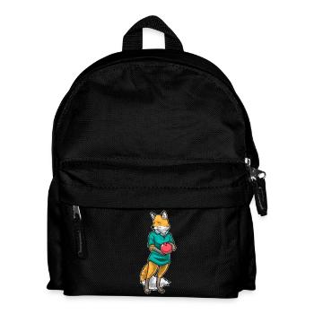 Fuchs Bowling Bowlingkugel - Kinder Rucksack - Schwarz - Vorne