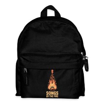Guitar - Songs by the fire Campfire Music - Kids' Backpack - black - Front