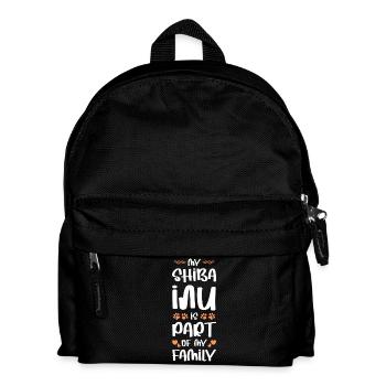 Mein Shira Teil Der Familie - Kinder Rucksack - Schwarz - Vorne