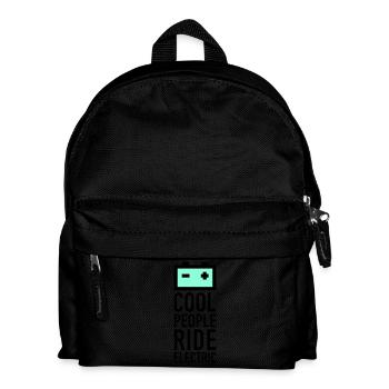 batery_2f - Kids' Backpack - black - Front