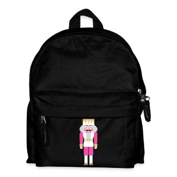 Nutcracker pink decoration Christmas Xmas Christmas - Kids' Backpack - black - Front