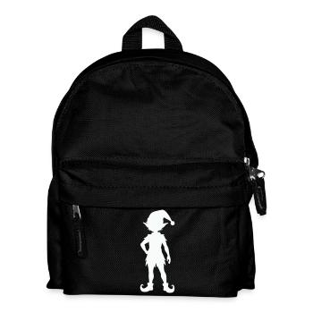 Elfe Kobold - Kinder Rucksack - Schwarz - Vorne