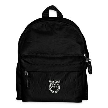 Retro Run Club 2026 T-Shirt - Kinder Rucksack - Schwarz - Vorne