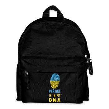 Ukraine ist in meiner DNA / Geschenkidee - Kinder Rucksack - Schwarz - Vorne