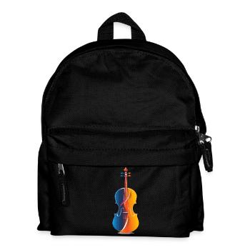 Violin Comic Look - Kids' Backpack - black - Front