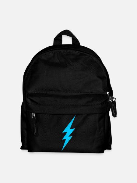 Blitz Energie Design - Kinder Rucksack - Schwarz
