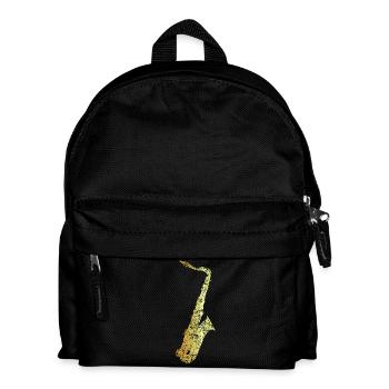 Tenor Saxophone (Ancient Gold) - Kids' Backpack - black - Front
