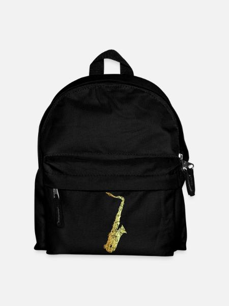 Tenor Saxophone (Ancient Gold) - Kids' Backpack - black