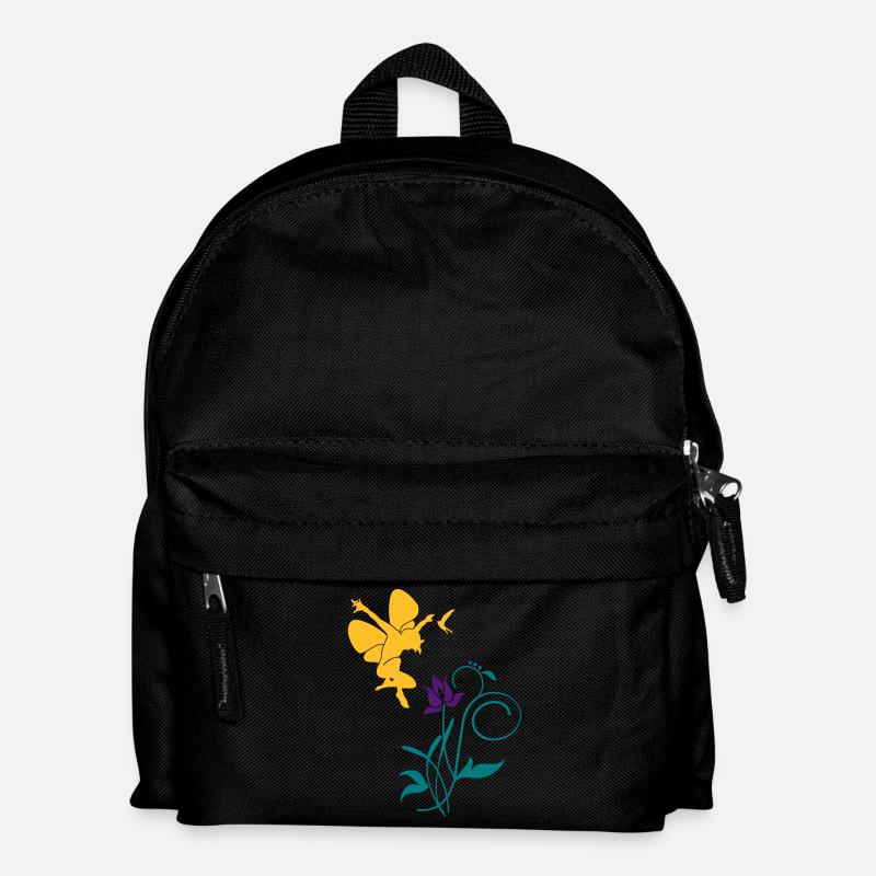 Orchidee / orchid (2c) - Kids' Backpack - black