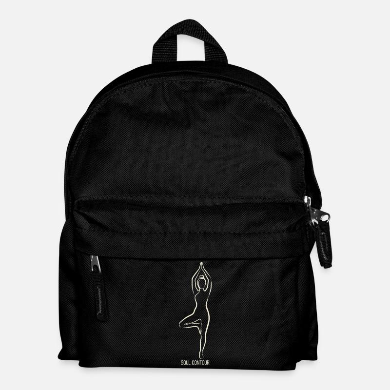 SOUL CONTOUR - Vrikshasana - Kids' Backpack - black