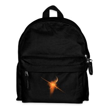 Phönix-Fraktal - Kinder Rucksack - Schwarz - Vorne