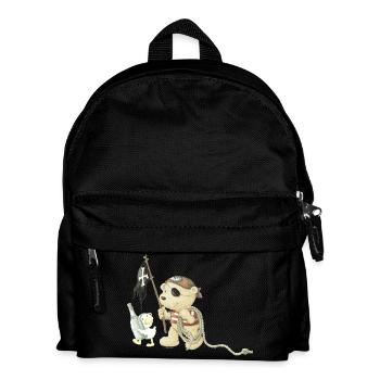 PP_Pirat_02 - Kinder Rucksack - Schwarz - Vorne