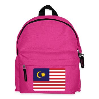 MALAYSIA FLAGGE - Kinder Rucksack - Fuchsia - Vorne