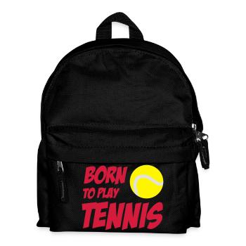 Born To Play Tennis - Kids' Backpack - black - Front