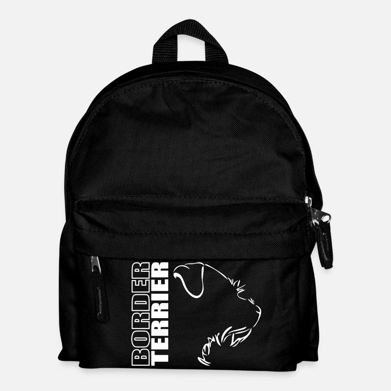BORDER TERRIER PROFIL WILSIGNS - Kinder Rucksack - Schwarz