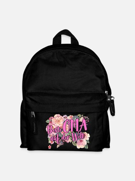 Beste OMA - Kinder Rucksack - Schwarz