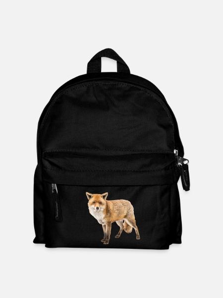 Fuchs - Kinder Rucksack - Schwarz