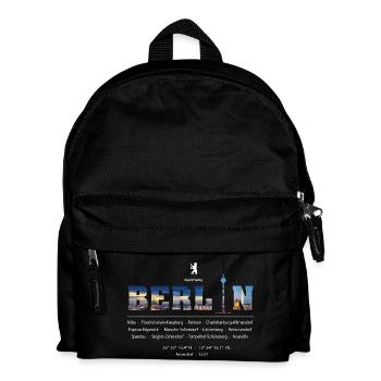 Berlin - Kids' Backpack - black - Front