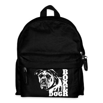Boxer allemand - chien boxeur allemand - Sac à dos Enfant - noir - Devant